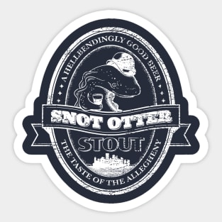 Snot Otter Stout [White Ver.] Sticker